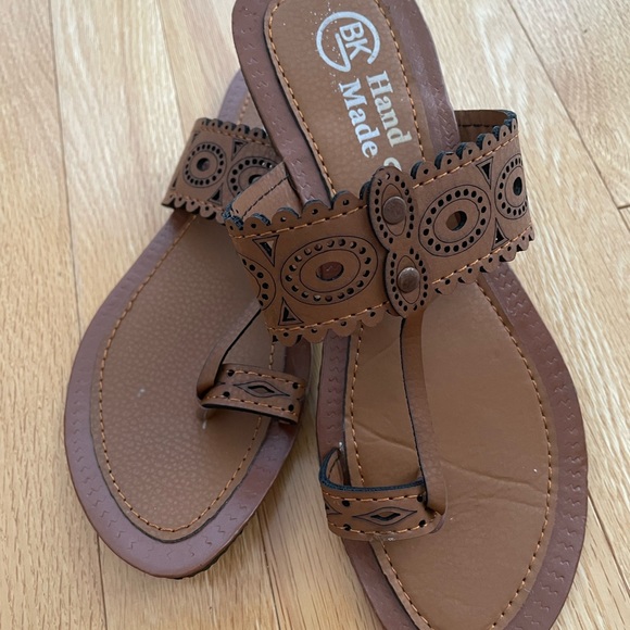 New Hand made leather sandals size 6-7 - Picture 4 of 6